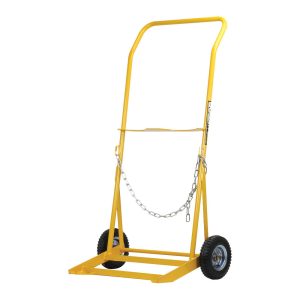 Bossweld G Size Cylinder Trolley (Large) With Pump Up Wheels