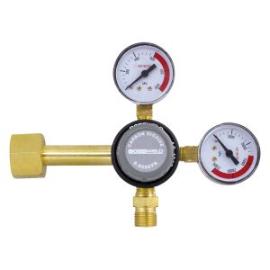 Bossweld CO2 Dual Stage Regulator (Side Entry) for Beverage