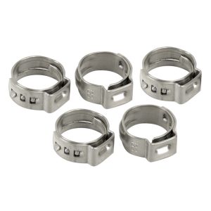 Bossweld Single Ear Hose Clamp 11/13mm (Pkt 5)