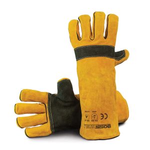 Bossweld Yellow Kevlar Stitched Welding Glove