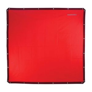 Bossweld Mobile Welding Red Curtain 1.74mt x 1.74mt