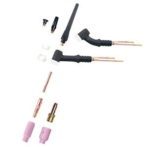 Bossweld Complete TIG Torch 18 Flex with Valve, 4Mt, 3 pc, switch